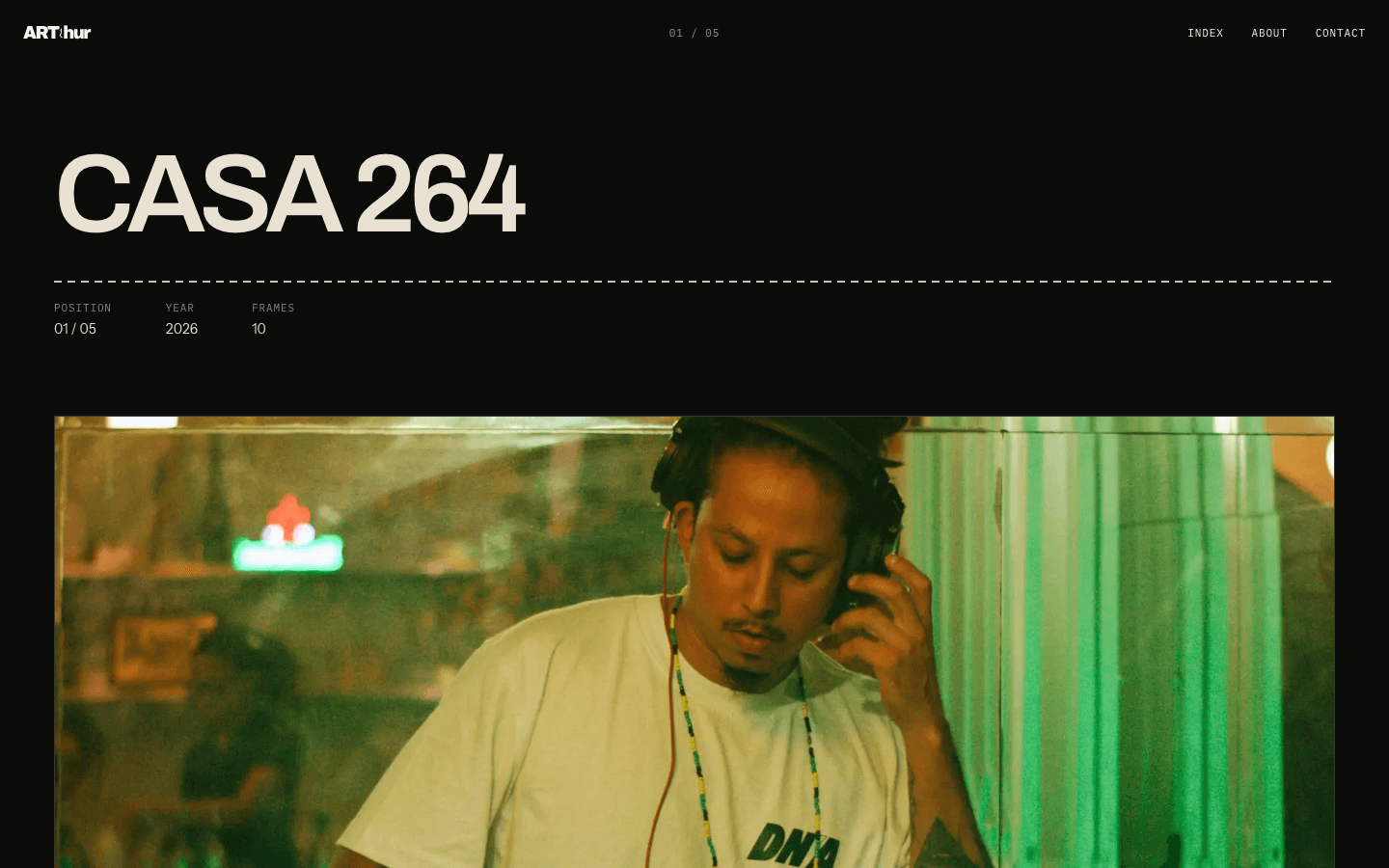 ART'hur project case study header for Casa 264
